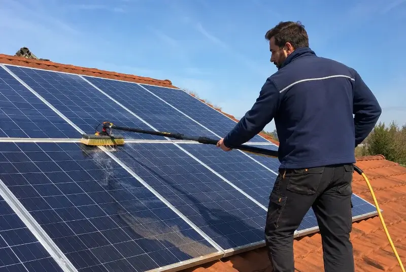 Nettoyage et entretien de panneaux solaires à Escales