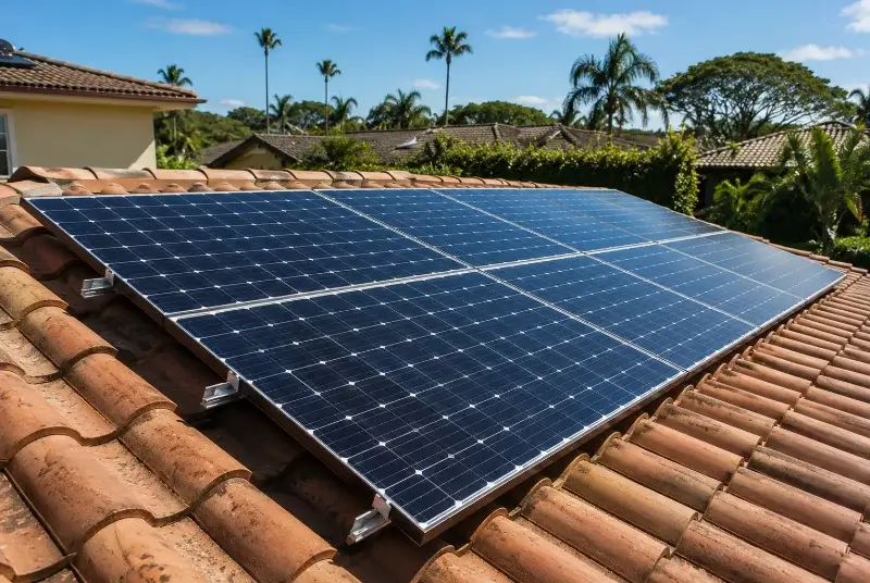 Installation de panneaux solaires à Escales
